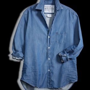 Frank & Eileen | EILEEN Relaxed Button-Up Shirt | Vintage Stonewashed Indigo XL